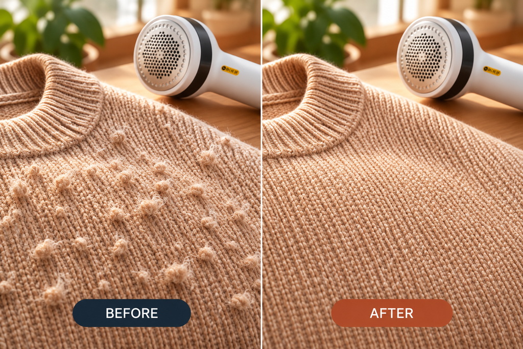 DULUDAH Fabric Revive™ – Rechargeable Electric Lint Remover