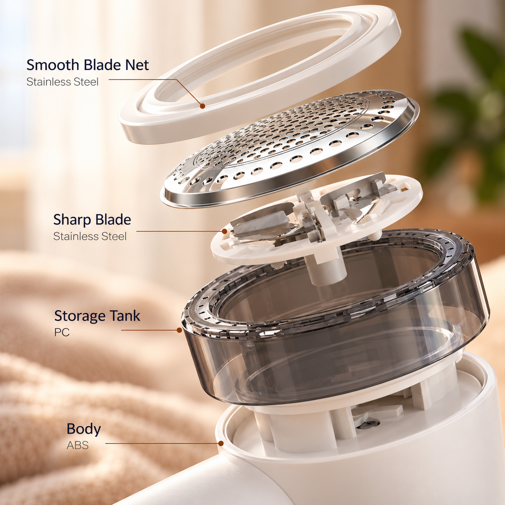 DULUDAH Fabric Revive™ – Rechargeable Electric Lint Remover