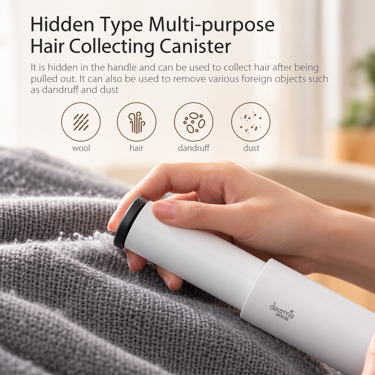 DULUDAH Fabric Revive™ – Rechargeable Electric Lint Remover